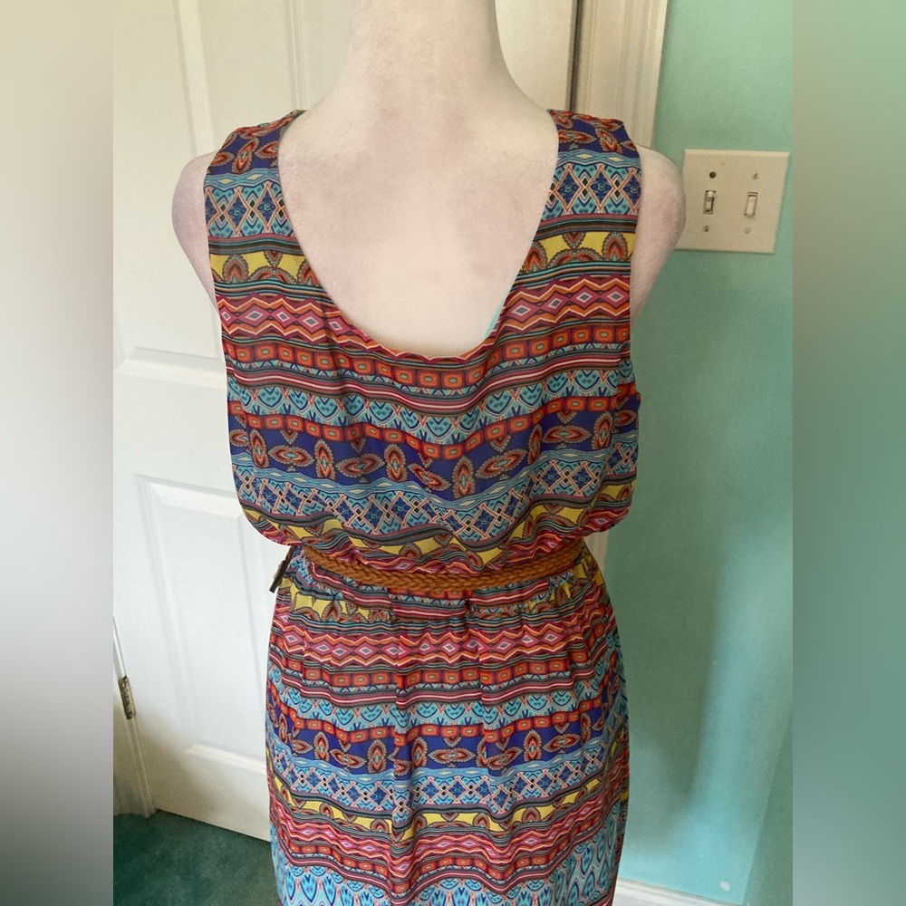 Love Reign Multicolored Geometric Pattern Sleevel… - image 8